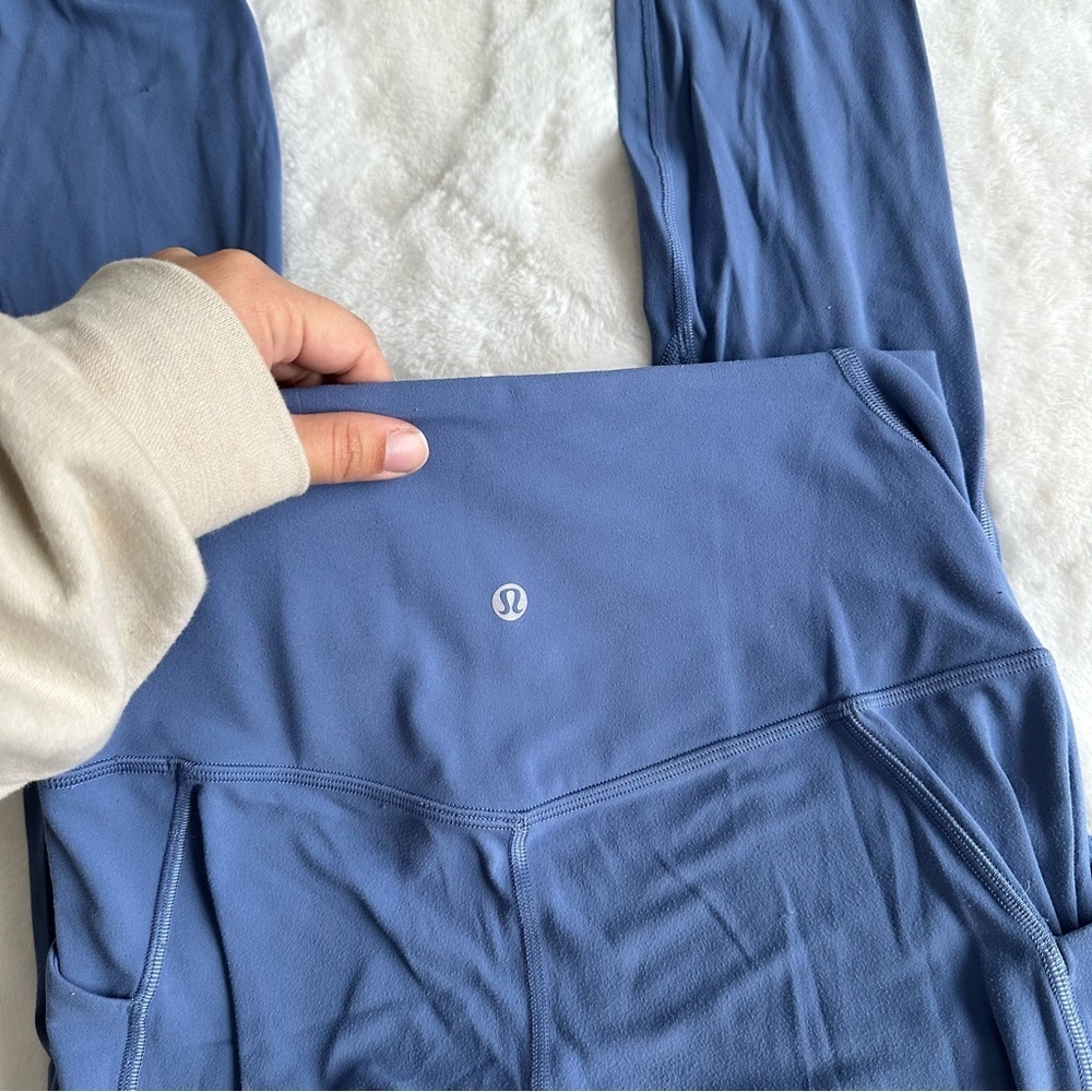 Lululemon Align High Rise Pant with Pockets 25" Water Drop Size 6 - Picture 2 of 8